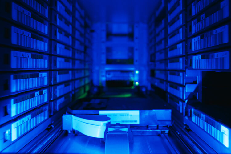 Light Iron archiving LTO tape storage